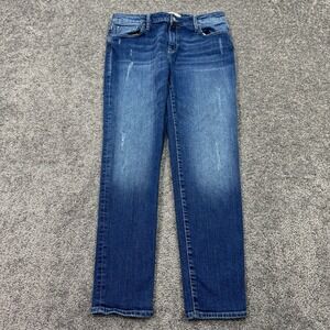 Mavi Jeans Womens 31/29 Blue Ada Boyfriend Stretch Medium Wash Denim Preppy City